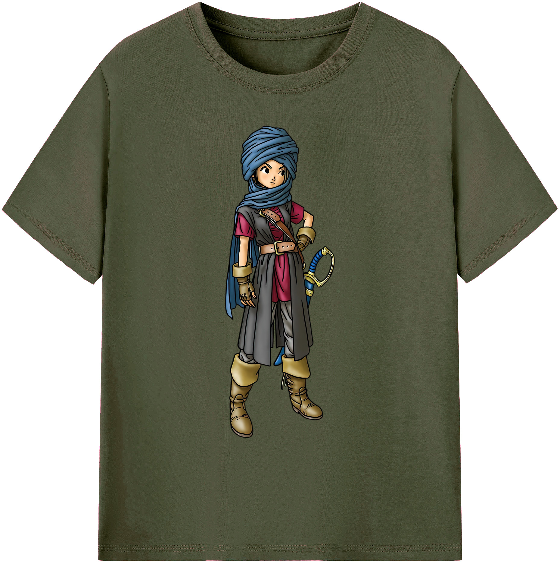 （画像用） ドラゴンクエスト Doragon Kuesuto Dragon Quest 綿100％ メンズ半袖Tシャツ｜肌触りやわらか＆通気性
